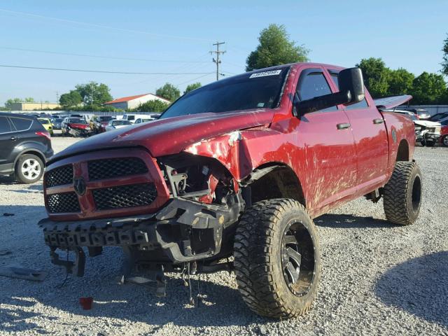 1C6RR7KT9DS606766 - 2013 RAM 1500 ST RED photo 2