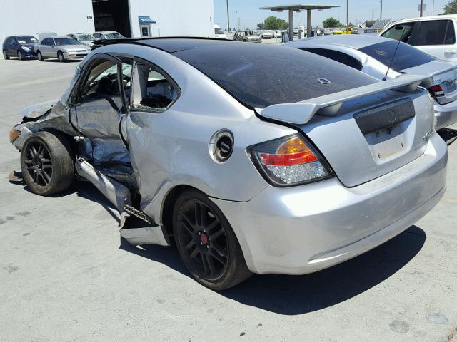 JTKDE177170195654 - 2007 TOYOTA SCION TC 银色 照片 3