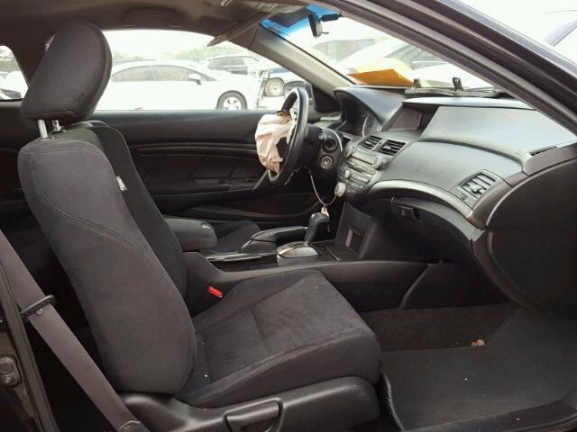 1HGCS1B36BA016724 - 2011 HONDA ACCORD LX- BLACK photo 5