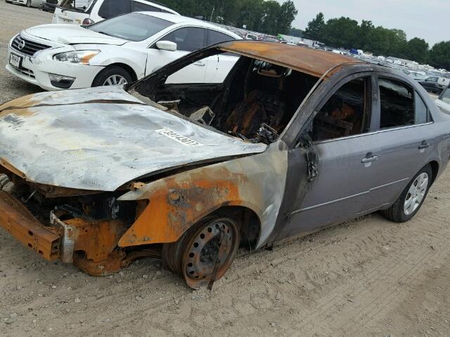 5NPET46C07H198436 - 2007 HYUNDAI SONATA GLS BURN photo 9