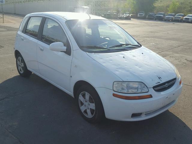 KL1TD66697B698789 - 2007 CHEVROLET AVEO BASE Սպիտակ լուսանկար 1