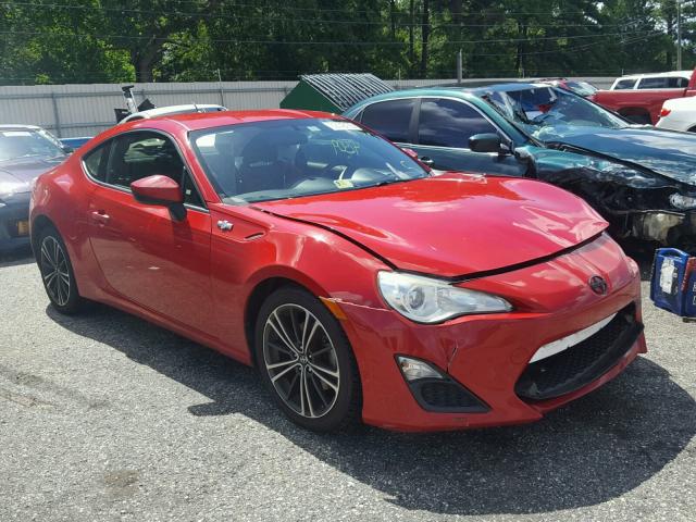 JF1ZNAA14D1709557 - 2013 SCION FRS RED photo 1