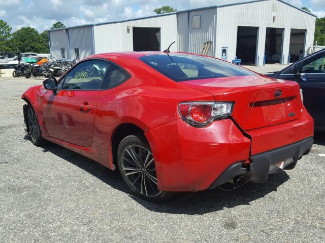 JF1ZNAA14D1709557 - 2013 SCION FRS RED photo 3