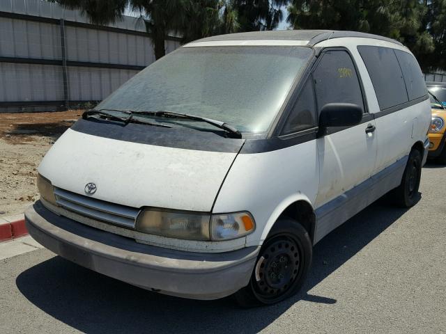 JT3AC12R1M0052440 - 1991 TOYOTA PREVIA LE WHITE photo 2