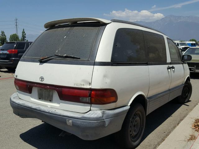 JT3AC12R1M0052440 - 1991 TOYOTA PREVIA LE WHITE photo 4