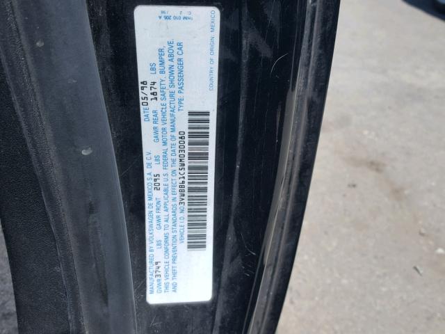 3VWBB61C5WM030080 - 1998 VOLKSWAGEN NEW BEETLE Qara foto 10