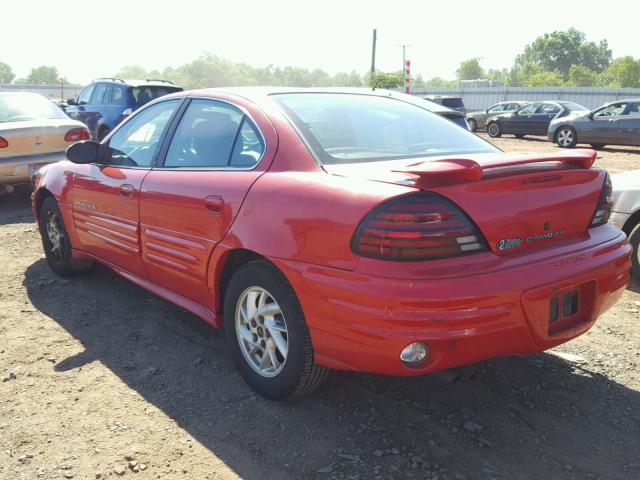 1G2NF52E62C142630 - 2002 PONTIAC GRAND AM S წითელი ფოტო 3