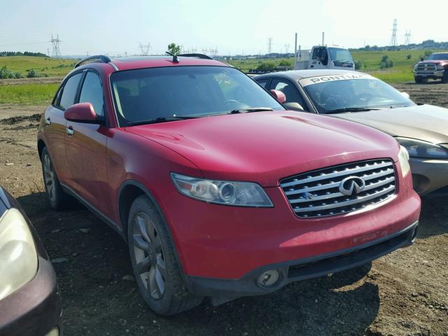 JNRBS08W03X002631 - 2003 INFINITI FX45 RED photo 1