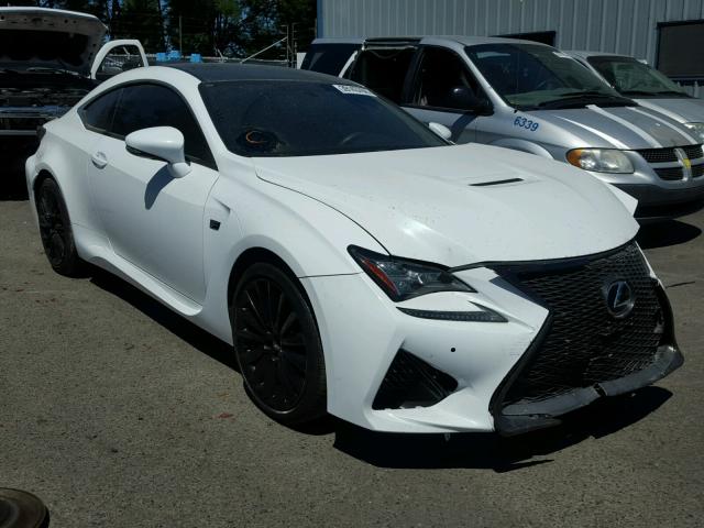 JTHHP5BC4F5001987 - 2015 LEXUS RC-F WHITE photo 1