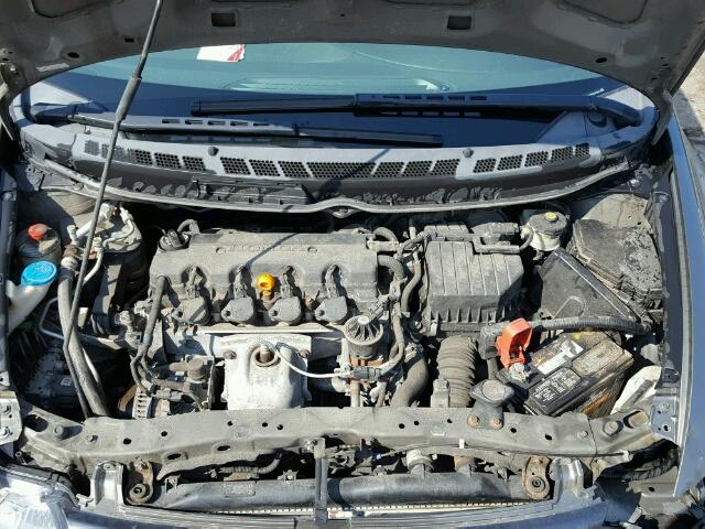 2HGFG12868H569264 - 2008 HONDA CIVIC EX GRAY photo 7