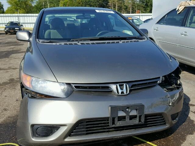 2HGFG12868H569264 - 2008 HONDA CIVIC EX GRAY photo 9