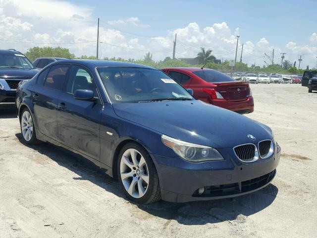 WBANB53547CP07208 - 2007 BMW 550 I BLUE photo 1