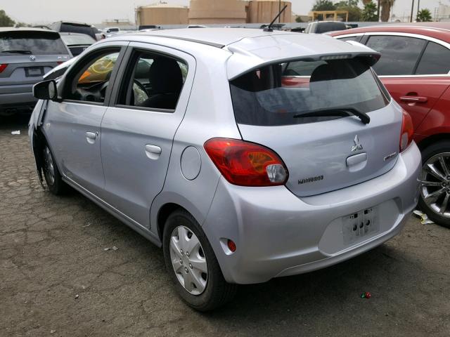 ML32A3HJ1FH040105 - 2015 MITSUBISHI MIRAGE DE SILVER photo 3