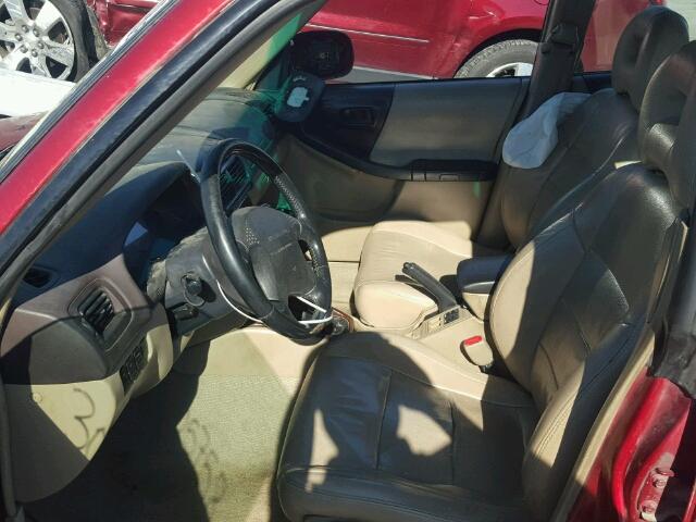 JF1SF65611G751534 - 2001 SUBARU FORESTER S RED photo 5