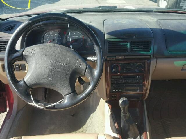 JF1SF65611G751534 - 2001 SUBARU FORESTER S RED photo 9