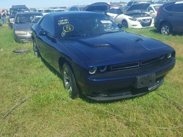 2C3CDZAG4FH712067 - 2015 DODGE CHALLENGER BLUE photo 1