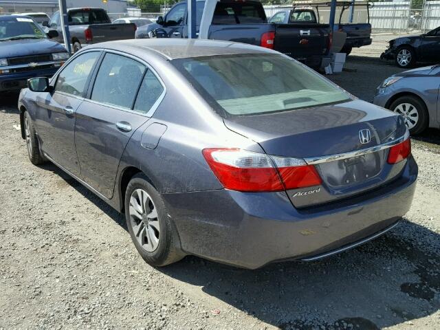 1HGCR2F39FA144828 - 2015 HONDA ACCORD GRAY photo 3