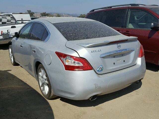 1N4AA51E29C815276 - 2009 NISSAN MAXIMA S SILVER photo 3