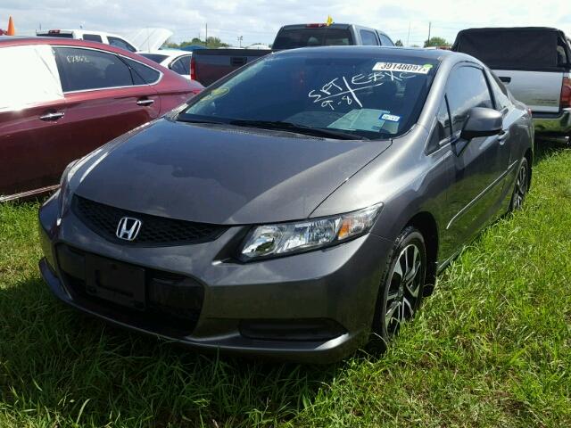 2HGFG3B88DH501456 - 2013 HONDA CIVIC EX GRAY photo 2