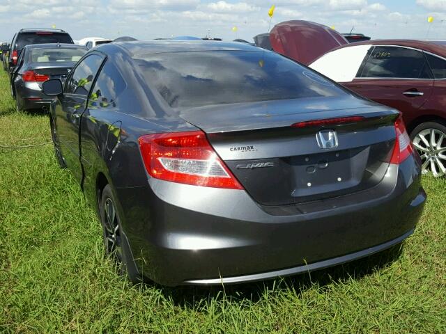 2HGFG3B88DH501456 - 2013 HONDA CIVIC EX ნაცრისფერი ფოტო 3