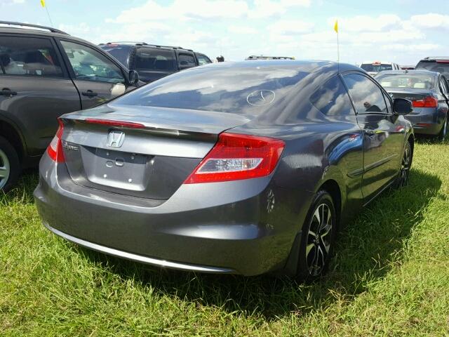 2HGFG3B88DH501456 - 2013 HONDA CIVIC EX ნაცრისფერი ფოტო 4