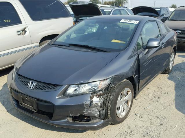 2HGFG3B51DH509100 - 2013 HONDA CIVIC LX GRAY photo 2