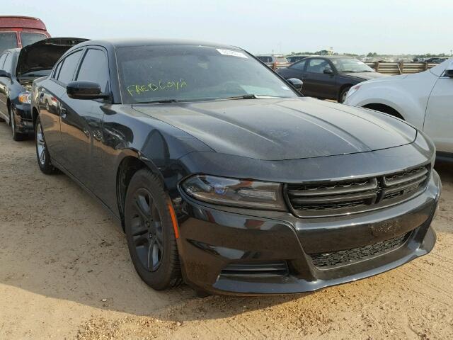 2C3CDXBG7HH575065 - 2017 DODGE CHARGER BLACK photo 1