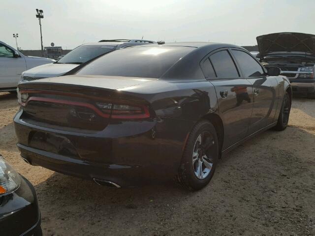 2C3CDXBG7HH575065 - 2017 DODGE CHARGER BLACK photo 4