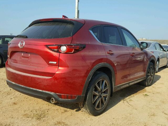 JM3KFADL5H0129419 - 2017 MAZDA CX-5 RED photo 4