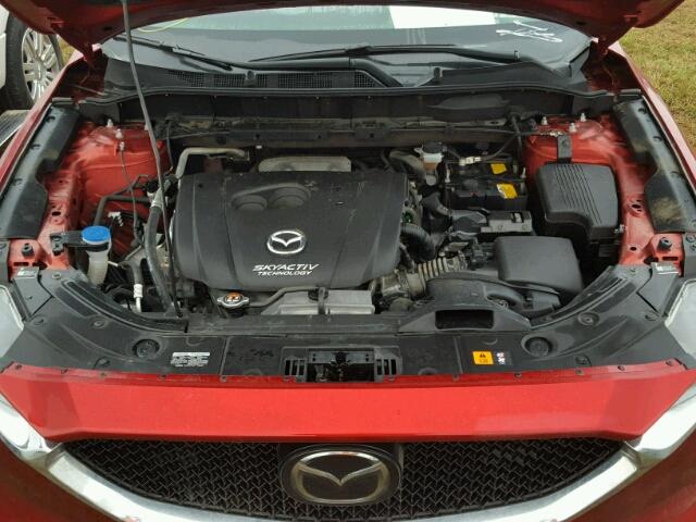 JM3KFADL5H0129419 - 2017 MAZDA CX-5 RED photo 7