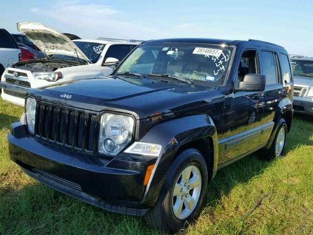 1C4PJLAK7CW159595 - 2012 JEEP LIBERTY SP BLACK photo 2