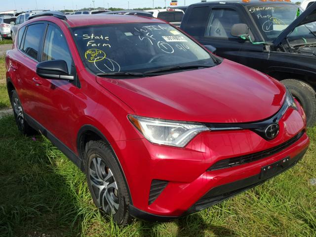 JTMZFREV5HJ106514 - 2017 TOYOTA RAV4 LE RED photo 1