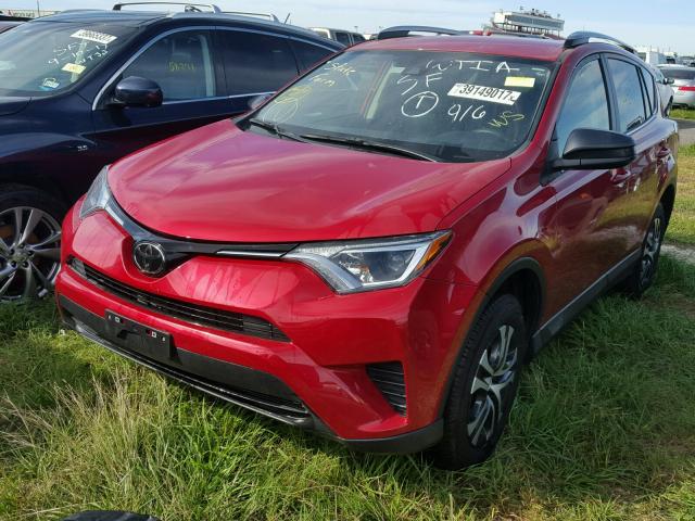 JTMZFREV5HJ106514 - 2017 TOYOTA RAV4 LE RED photo 2