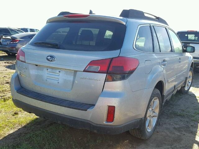 4S4BRCKC3D3267849 - 2013 SUBARU OUTBACK BLUE photo 4