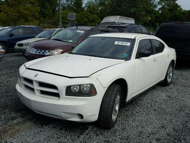 2B3KA43R47H756493 - 2007 DODGE CHARGER SE WHITE photo 2