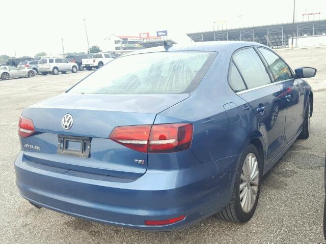 3VWL07AJ9GM232422 - 2016 VOLKSWAGEN JETTA BLUE photo 4