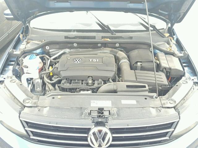 3VWL07AJ9GM232422 - 2016 VOLKSWAGEN JETTA BLUE photo 7