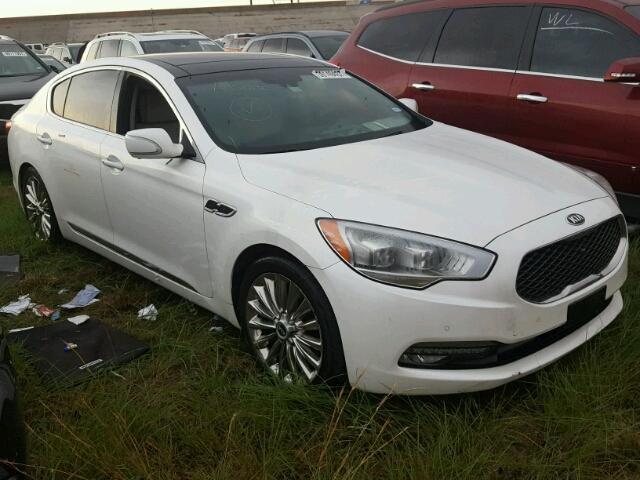 KNALW4D44F6021646 - 2015 KIA K900 WHITE photo 1