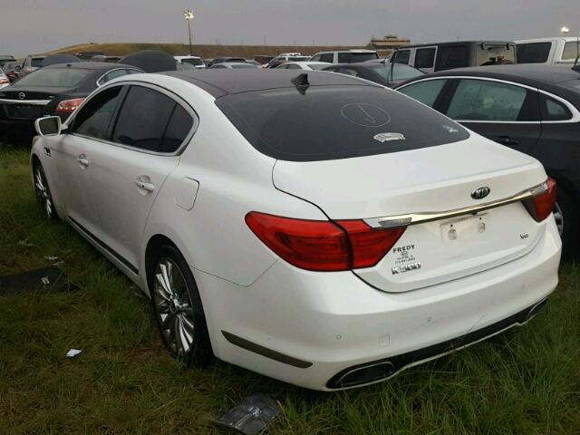 KNALW4D44F6021646 - 2015 KIA K900 WHITE photo 3