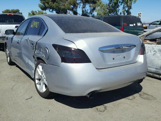 1N4AA51E29C816220 - 2009 NISSAN MAXIMA SILVER photo 3