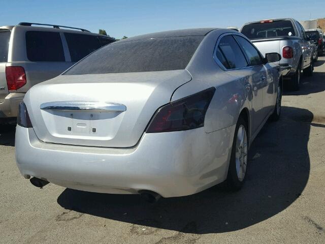 1N4AA51E29C816220 - 2009 NISSAN MAXIMA SILVER photo 4