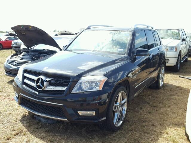 WDCGG5GB2BF536683 - 2011 MERCEDES-BENZ GLK 350 BLACK photo 2