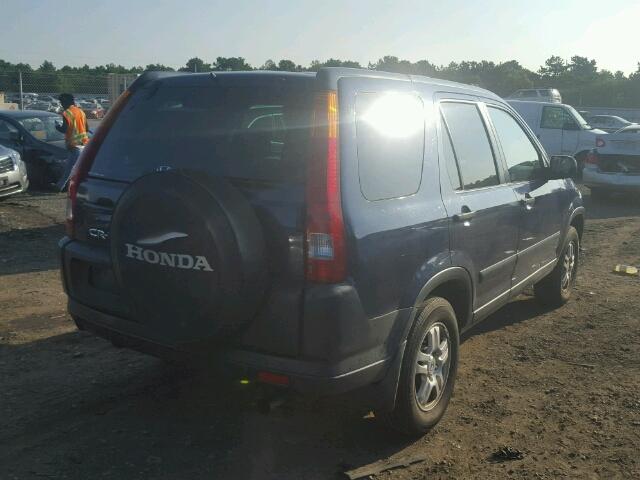 SHSRD788X3U161064 - 2003 HONDA CR-V EX BLUE photo 4