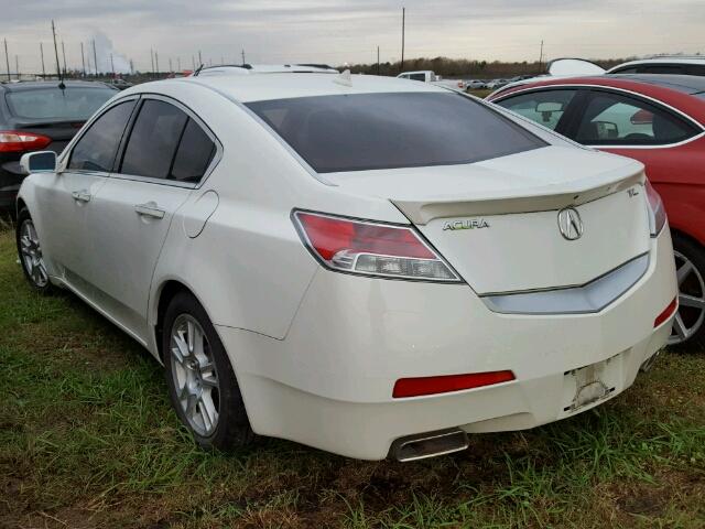 19UUA8F52AA008680 - 2010 ACURA TL WHITE photo 3