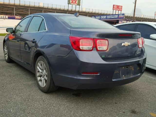 1G11C5SL8EF222086 - 2014 CHEVROLET MALIBU BLUE photo 3