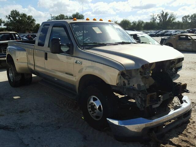 1FTWX33F0YEB25361 - 2000 FORD F350 SUPER GOLD photo 1