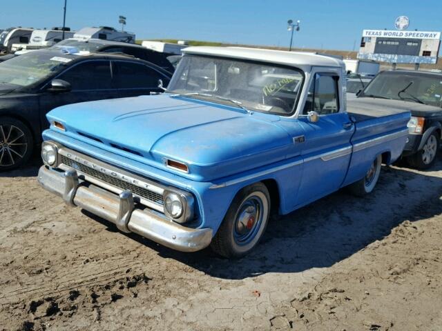 C1445N116693 - 1965 CHEVROLET C-10 BLUE photo 2