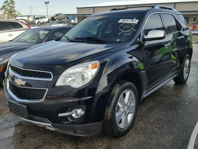 2GNALFEK0D6310100 - 2013 CHEVROLET EQUINOX LT BLACK photo 2