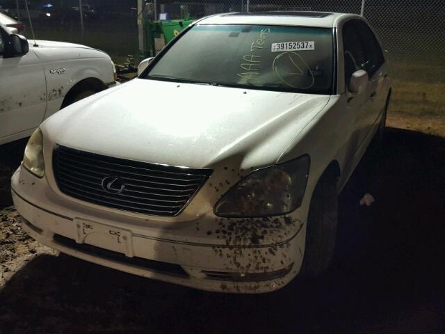 JTHBN36F440162046 - 2004 LEXUS LS 430 WHITE photo 2