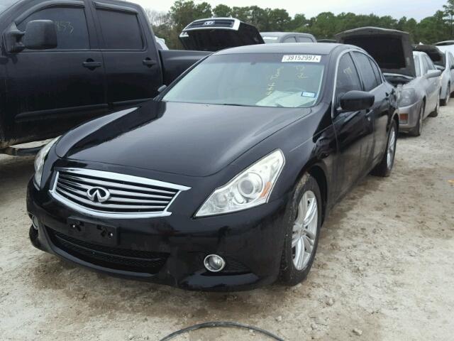 JN1CV6AP3BM303043 - 2011 INFINITI G37 BASE BLACK photo 2